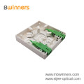 Mini 2 Port Fiber Optic Faceplate Socket Wall box For FTTH